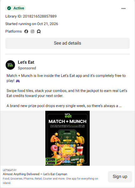 Let's Eat Match + Munch